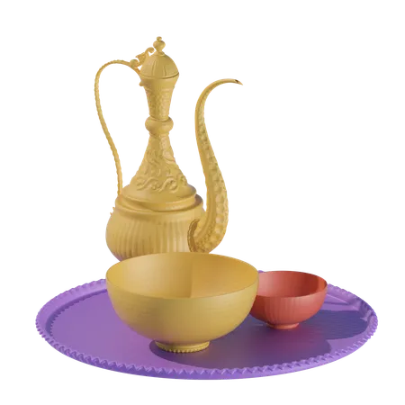 Islamic Pot  3D Icon