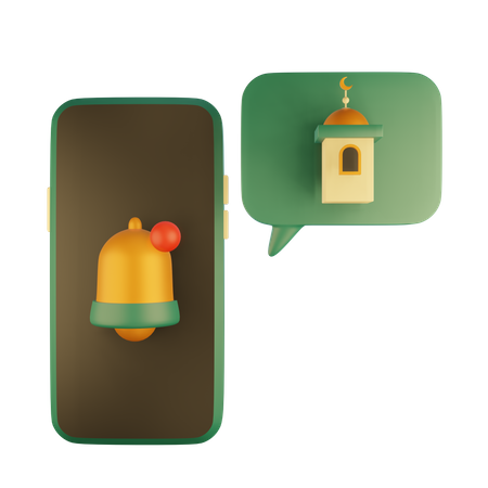 Islamic Prayer Times  3D Icon