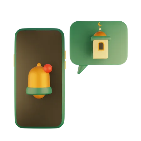 Islamic Prayer Times  3D Icon