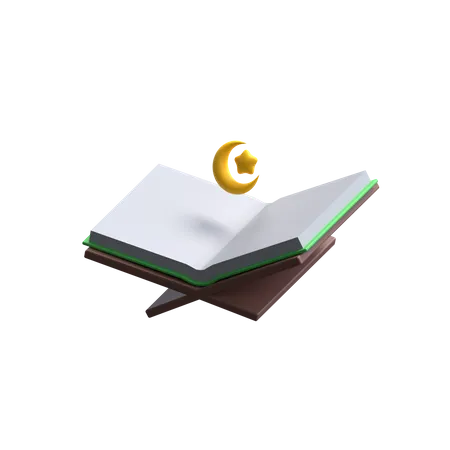 Islamic Quran Open  3D Icon