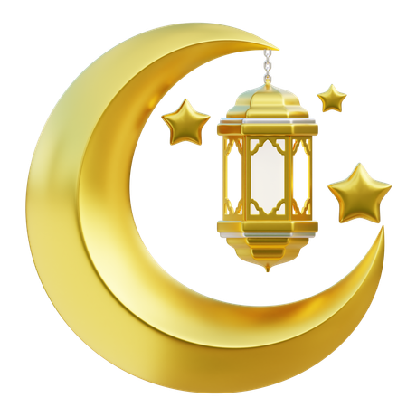 Islamic Ramadan Elements  3D Icon