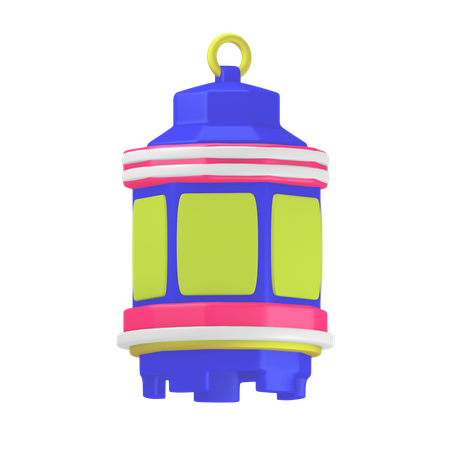 Islamic Ramadan Lantern  3D Illustration