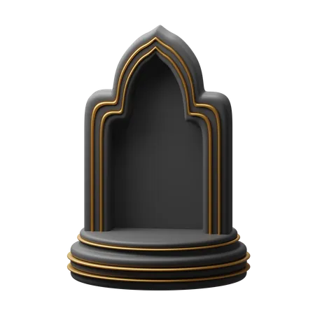 Islamic Stage  3D Icon