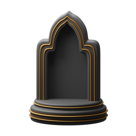 Islamic Stage  3D Icon