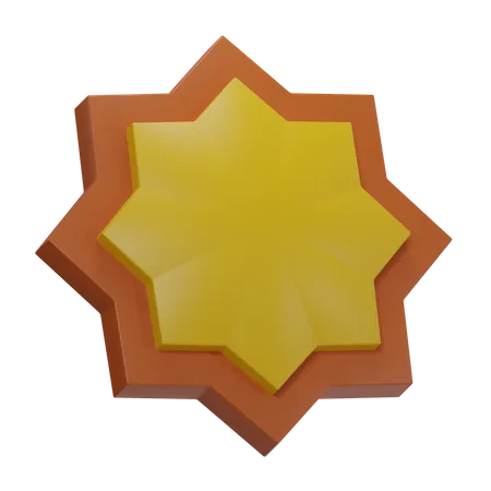 Islamic Star  3D Illustration