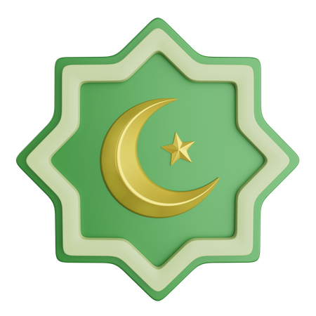Islamic Symbol  3D Icon