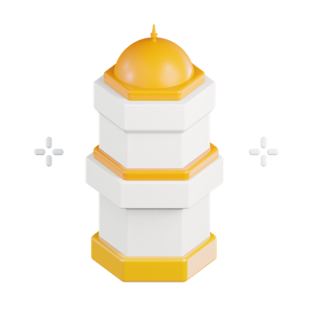 Islamic Tower  3D Icon