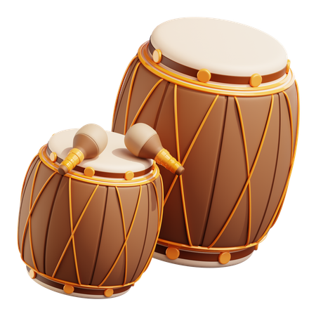Islamic Traditional Drums  3D Icon