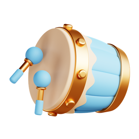 Islamic Traditional Drums  3D Illustration