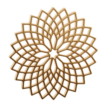 Ornement islamique  3D Icon
