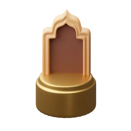 Podium islamique  3D Icon