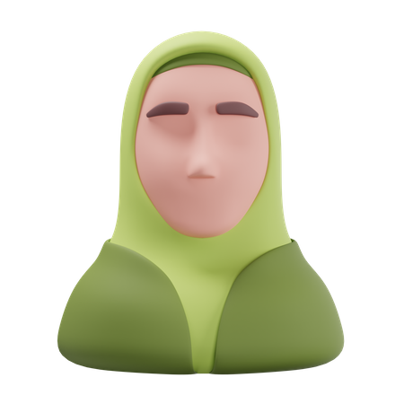 Islamische Frau  3D Icon