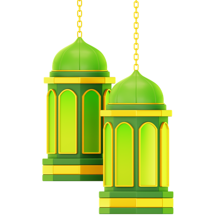 Islamische laterne  3D Icon