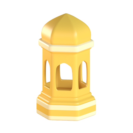 Islamische laterne  3D Illustration