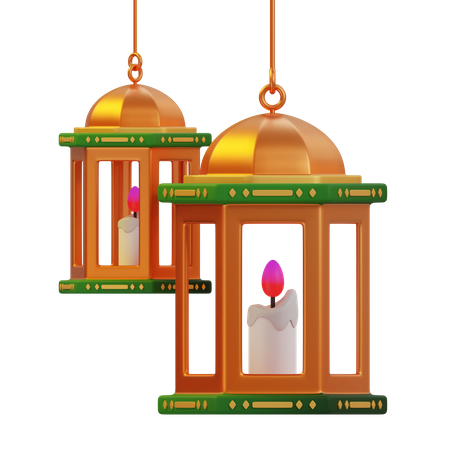 Islamische laterne  3D Icon