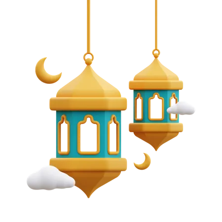 Islamische laterne  3D Icon