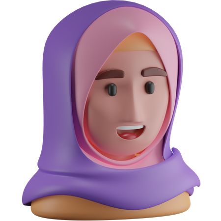 Islamische Mode  3D Icon