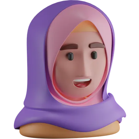 Islamische Mode  3D Icon