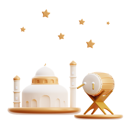 Islamische Moschee  3D Icon