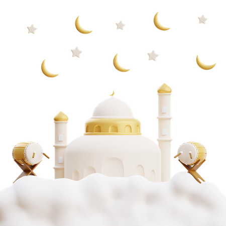 Islamische Moschee  3D Icon