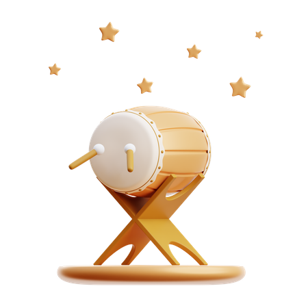 Islamische Trommel  3D Icon