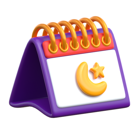 Islamischer Kalender  3D Icon