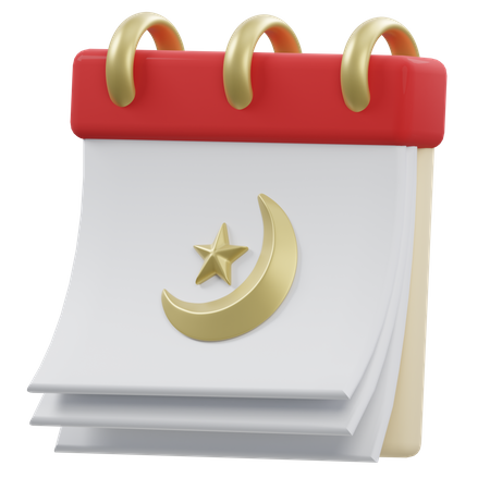 Islamischer Kalender  3D Icon