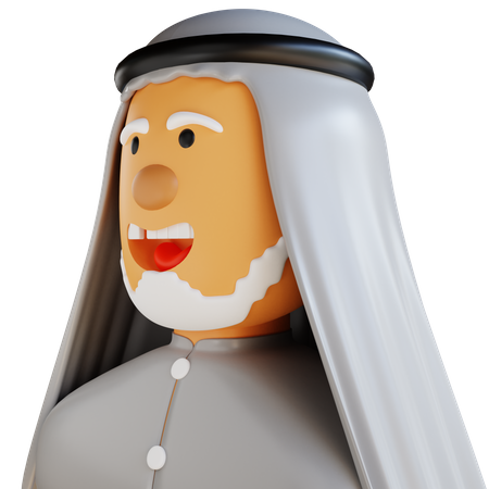 Islamischer Mann  3D Icon