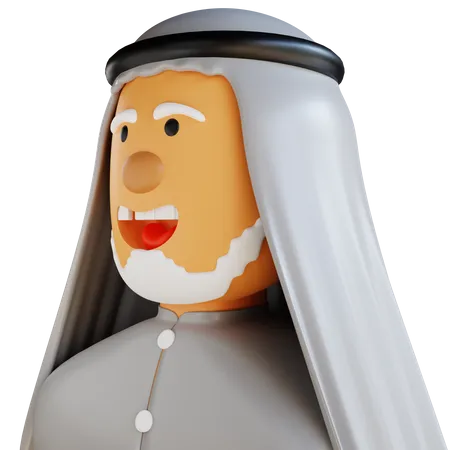 Islamischer Mann  3D Icon