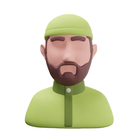 Islamischer Mann  3D Icon