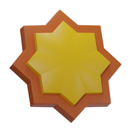 Islamischer Stern  3D Icon