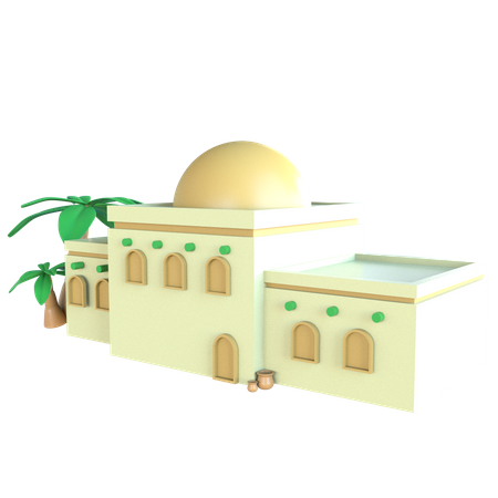 Islamisches Gebäude  3D Icon