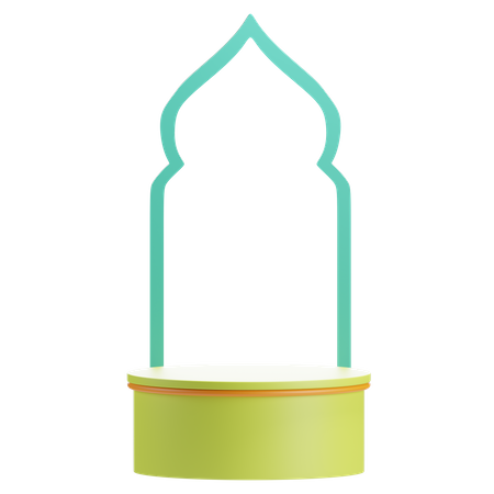 Islamisches podium  3D Icon