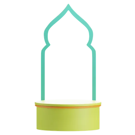 Islamisches podium  3D Icon