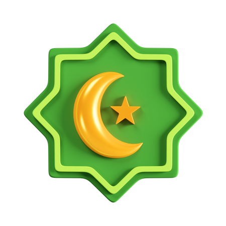 Islamisches Zeichen  3D Icon