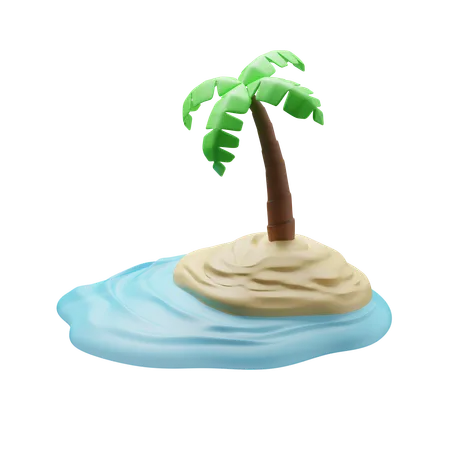 Island Download This Item Now 3D Icon