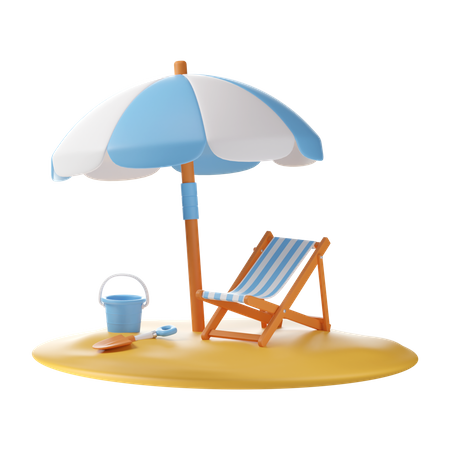 Island  3D Icon