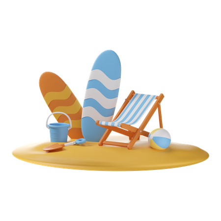 Island  3D Icon