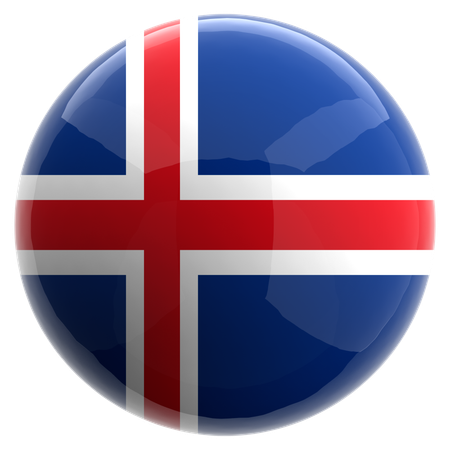 Islande  3D Icon