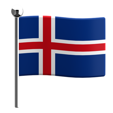 Islande  3D Icon