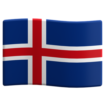 Islande  3D Icon