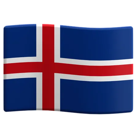 Islande  3D Icon