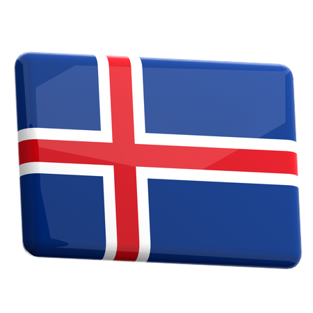 Islandia  3D Icon