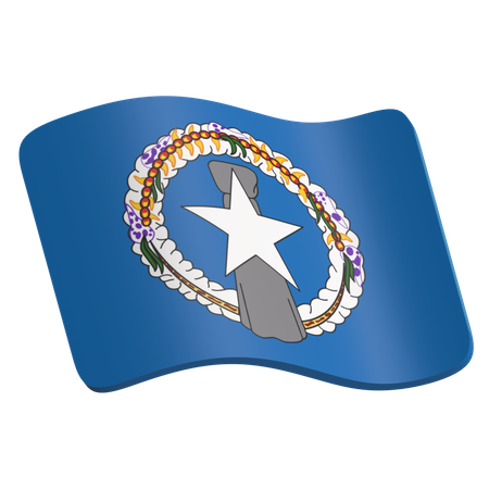 Islas Marianas del Norte  3D Icon