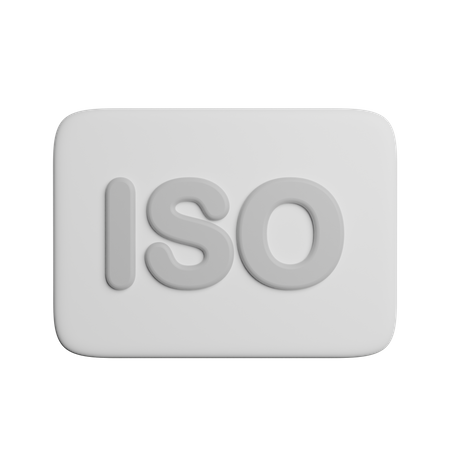 ISO  3D Icon