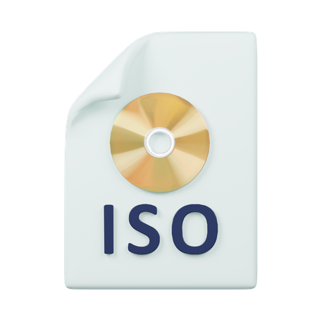 Iso 파일  3D Icon