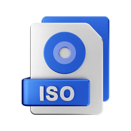 ISO-Datei  3D Illustration