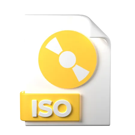 ISO-Datei  3D Icon