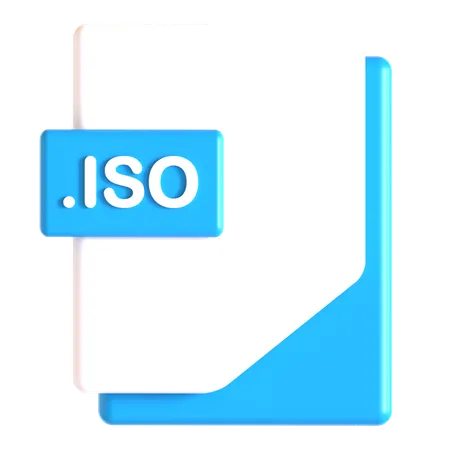 Iso 확장자  3D Icon