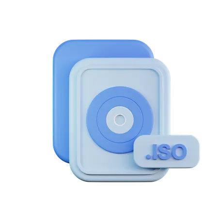Iso File  3D Icon